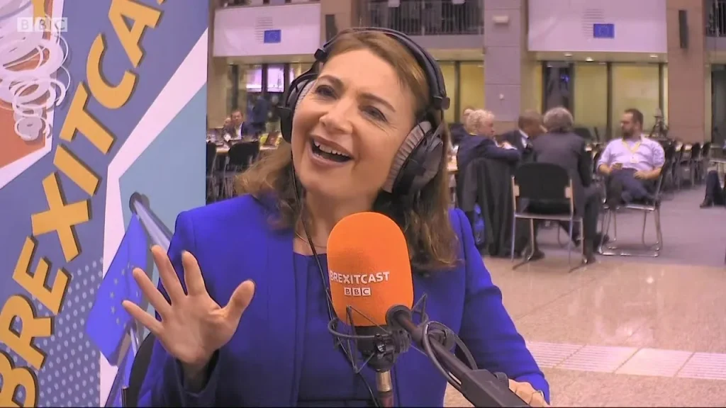 BBC journalist Katya Adler talks on the Brexitcast Podcast live from the EU - her energy and dynamism make her a great presenter.